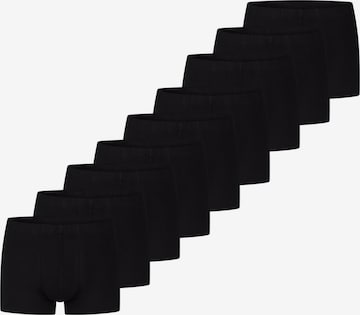 uncover by SCHIESSER Boxer shorts 'Basic' in Black: front