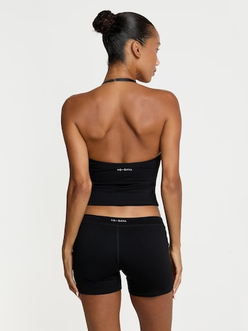 YO-GAYA Sporttop 'Sculpt Halter Top' in Zwart