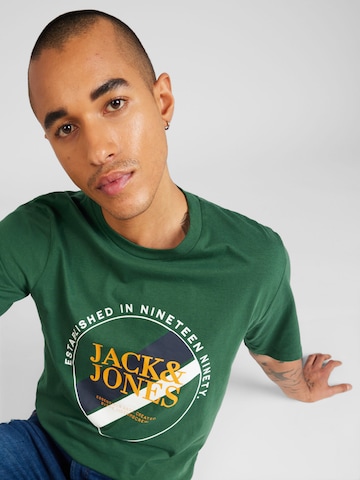 JACK & JONES T-Shirt 'LOOF' in Grün