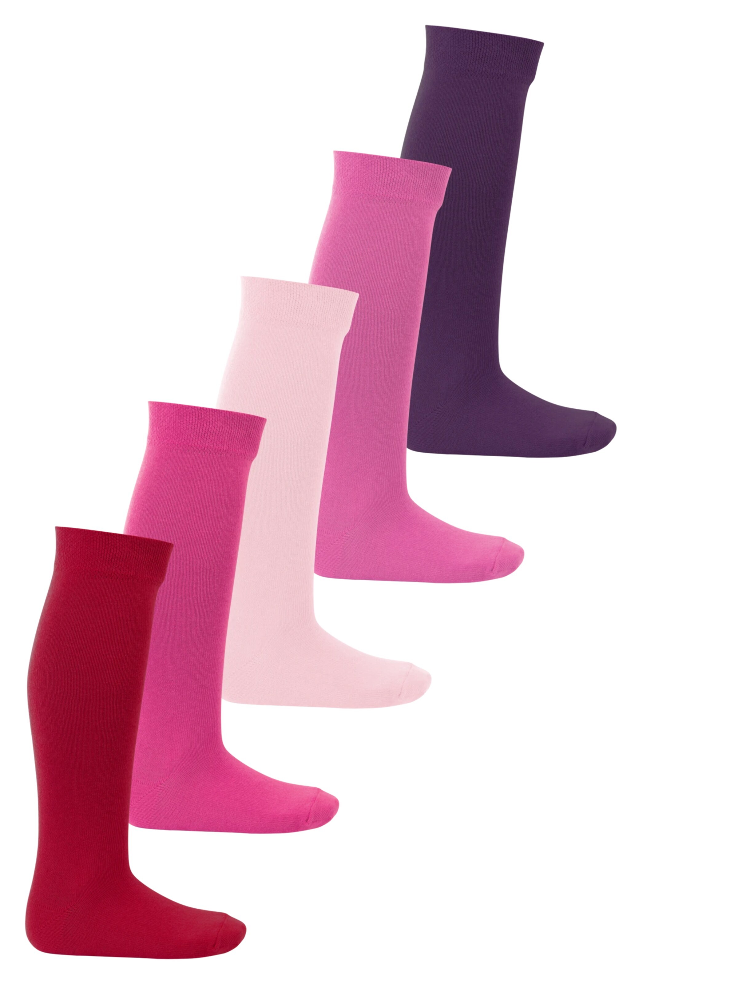 footstar Socks 'EVERYDAY!' in Purple: front