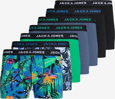 JACK & JONES Boxerky - námořnická modř / světle zelená / černá / bílá, Produkt