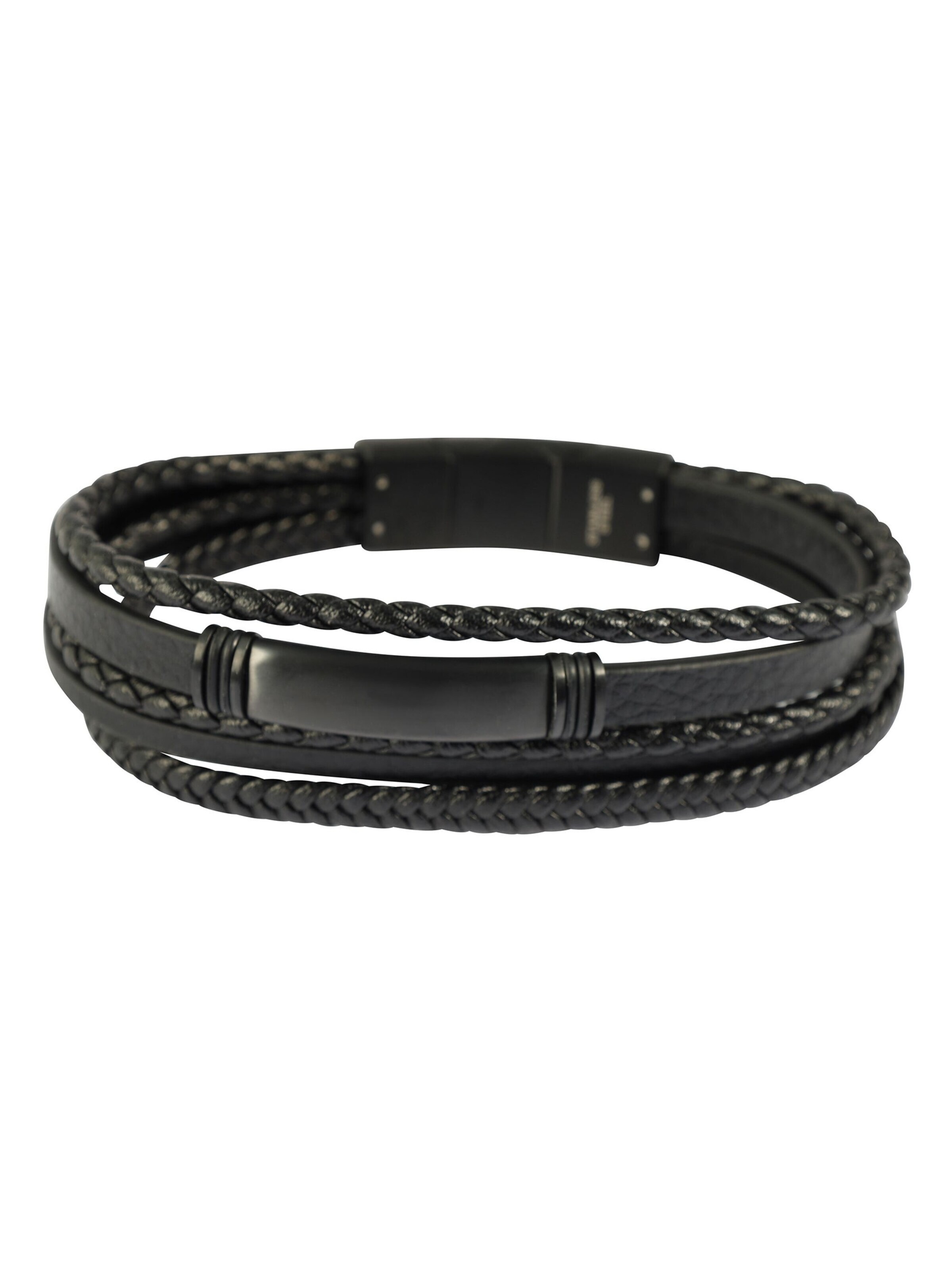 Akzent Bracelet 'Fabiano, langlebig' in Black: front