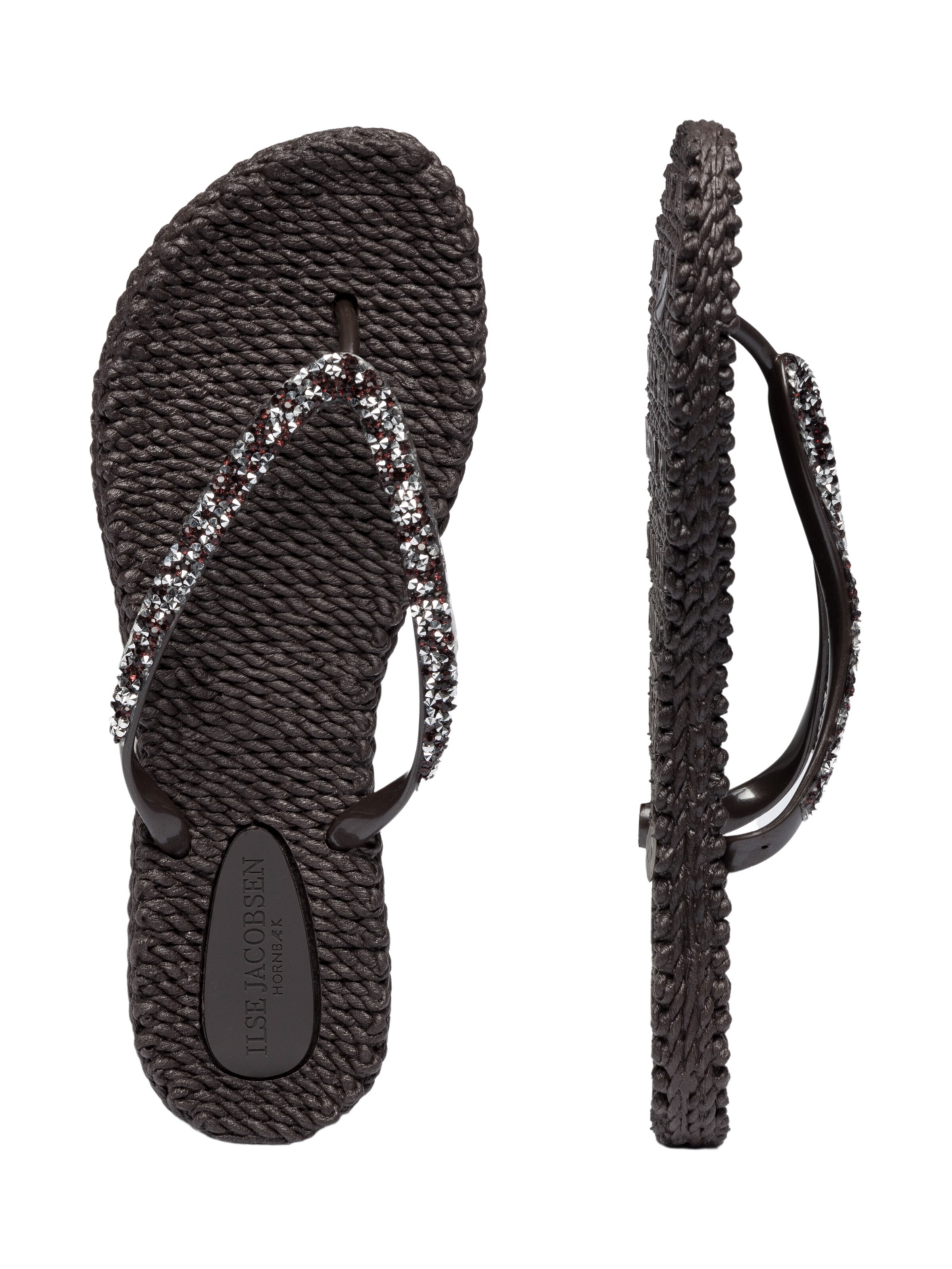 ILSE JACOBSEN T-Bar Sandals 'CHEERFUL03G' in Black