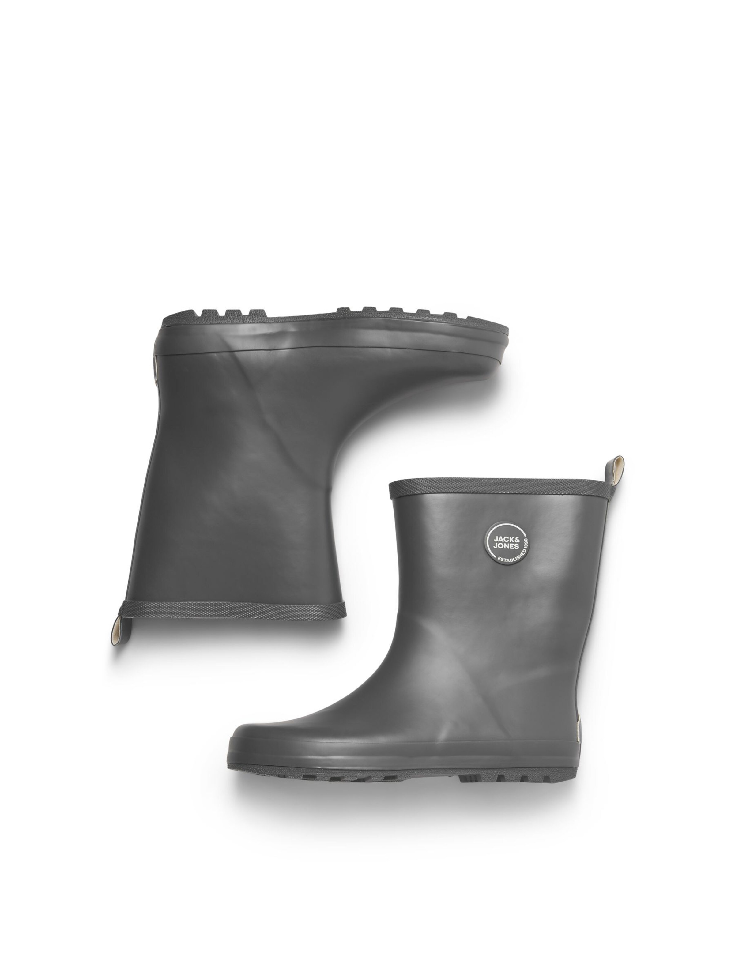 Jack & Jones Junior Rubber Boots in Grey