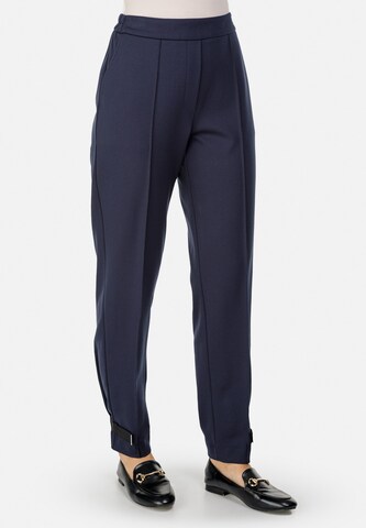 HELMIDGE Tapered Broek in Blauw: voorkant