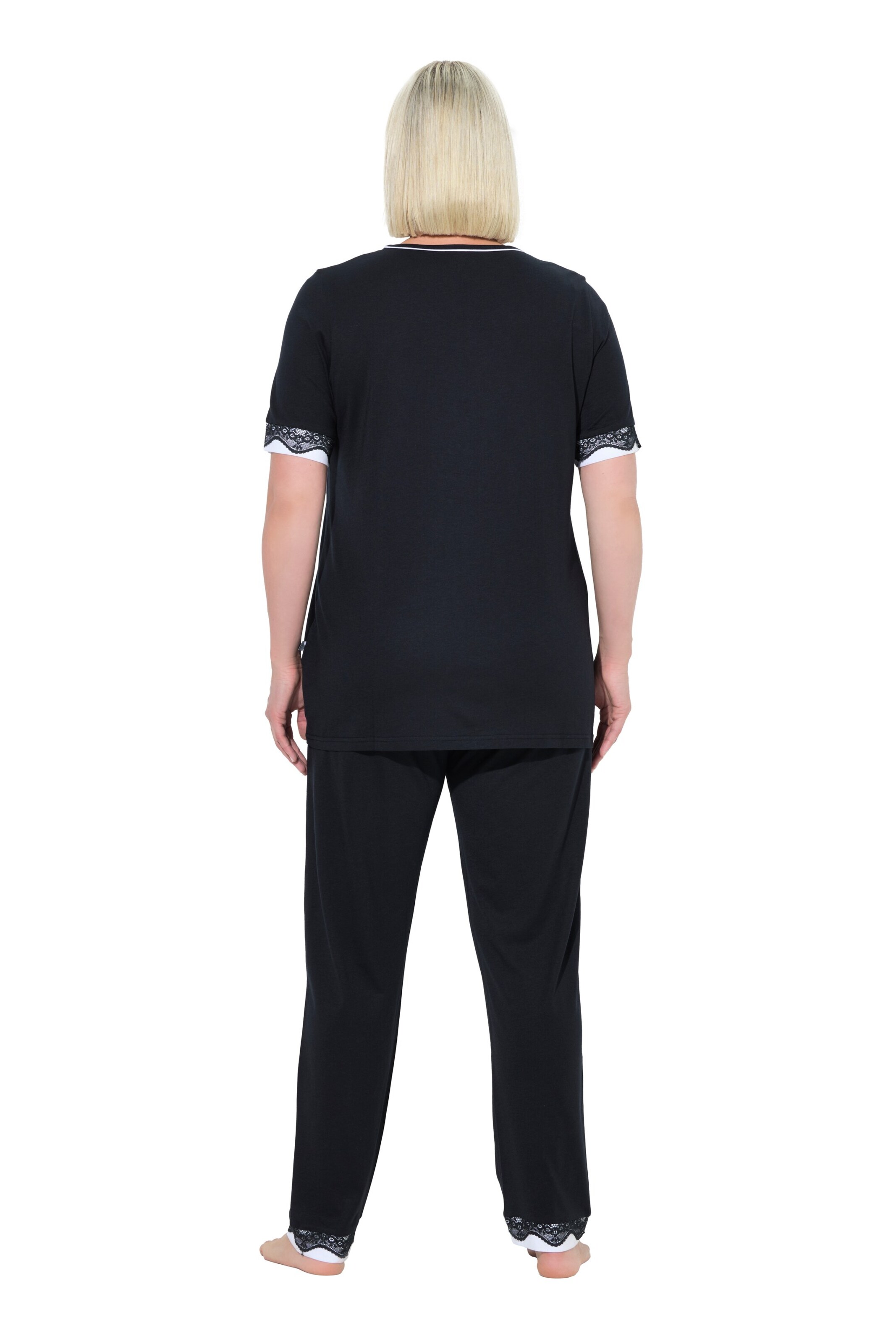 Ulla Popken Pajama in Black