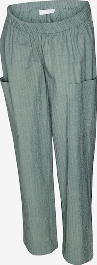 MAMALICIOUS Pantalon 'Indiana' en vert foncé, Vue avec produit