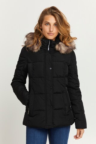 Fransa Winter Jacket 'FRBAC JA 2' in Black: front