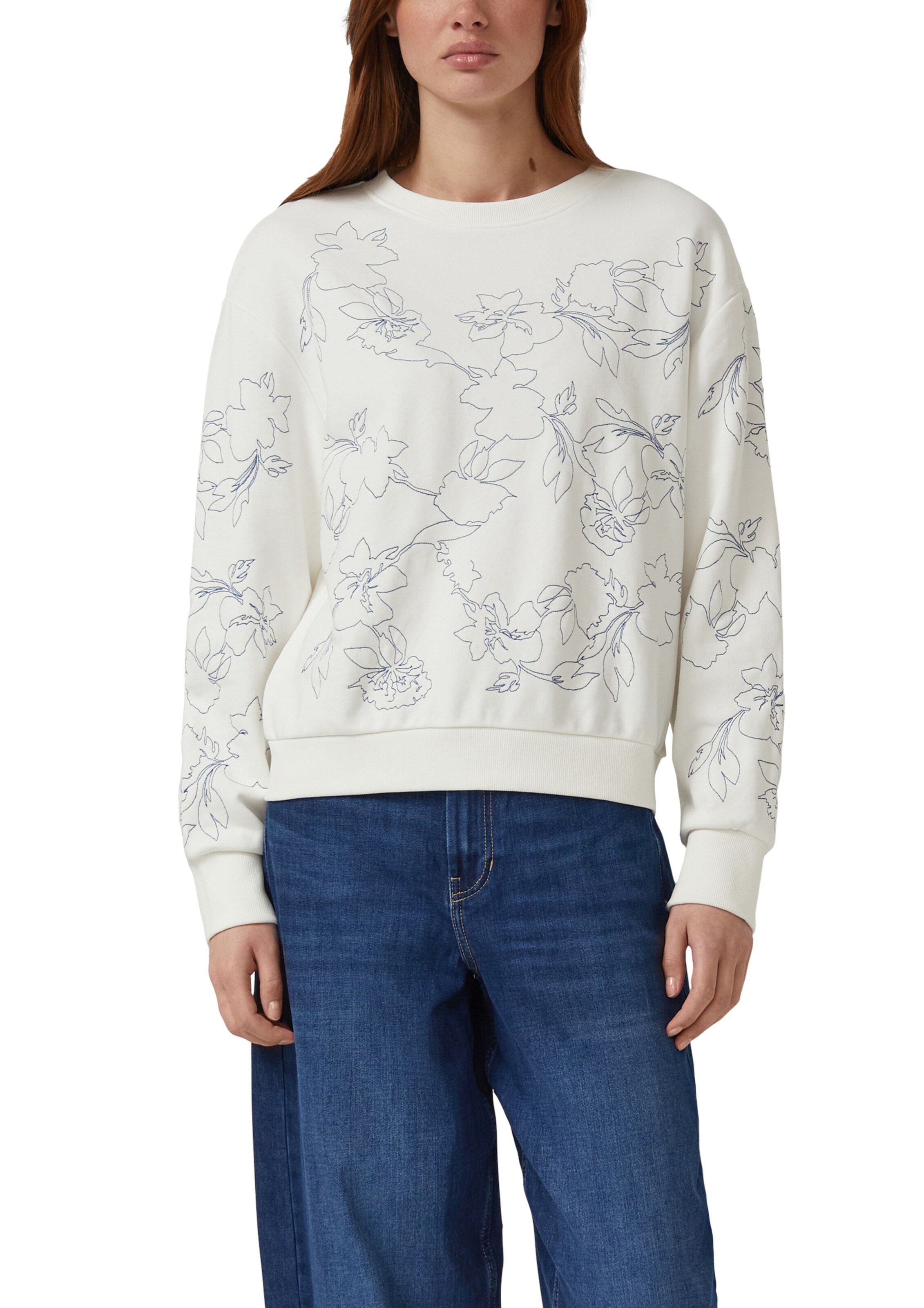 s.Oliver Sweatshirt in Beige