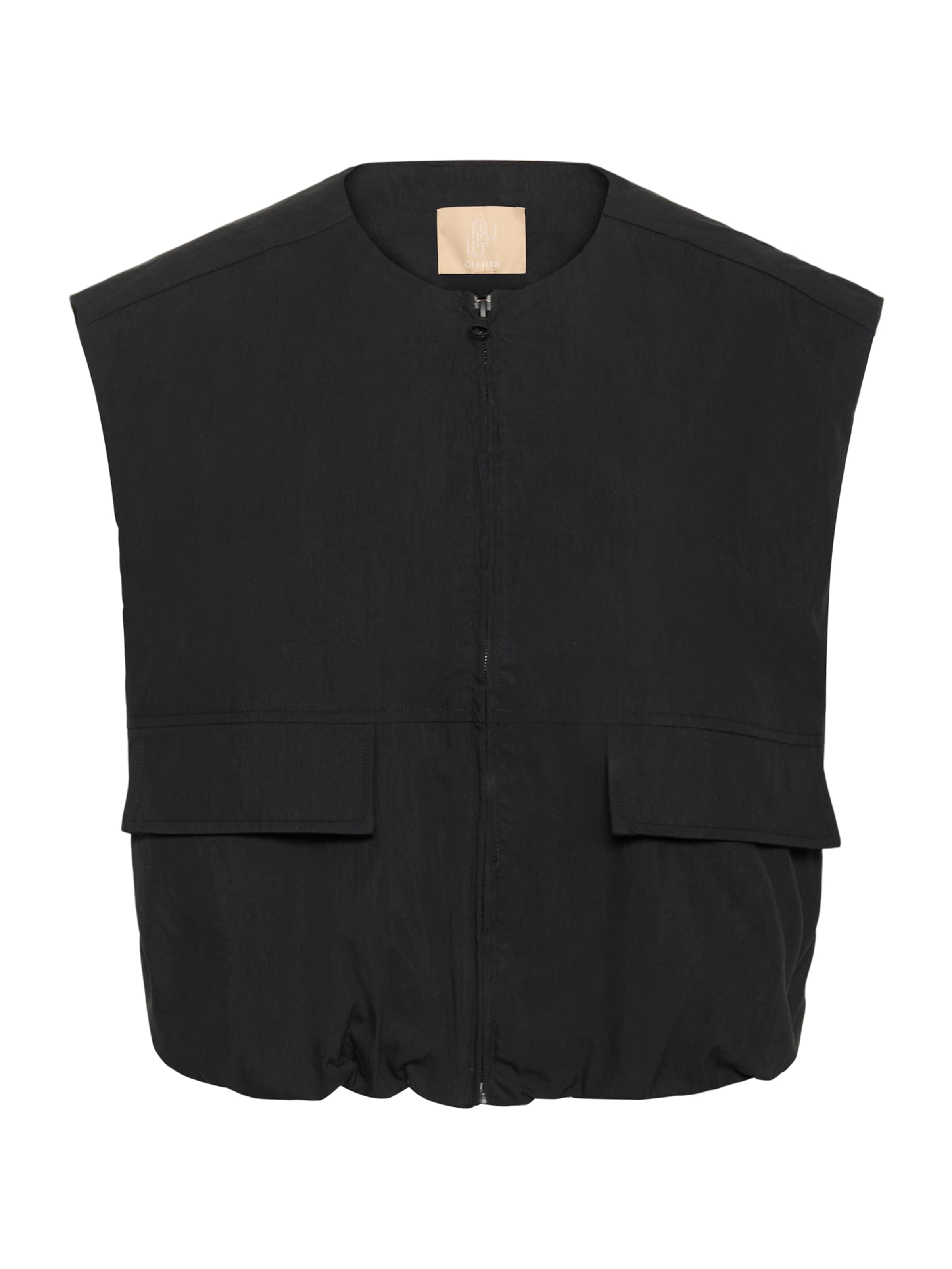CULTURE Vest 'CUCornelie' in Black: front