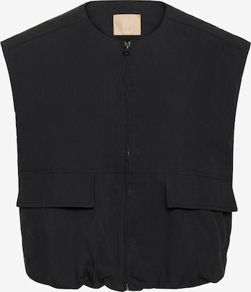 Gilet 'CUCornelie' CULTURE en noir : devant