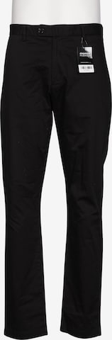 Asket Stoffhose 34 in Schwarz: Vorderseite