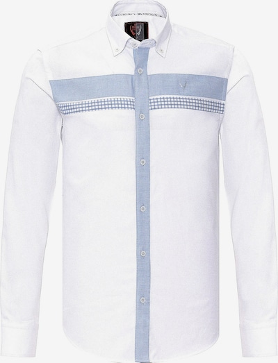 Marškiniai iš By Diess Collection, spalva – šviesiai mėlyna / balta, Prekių apžvalga