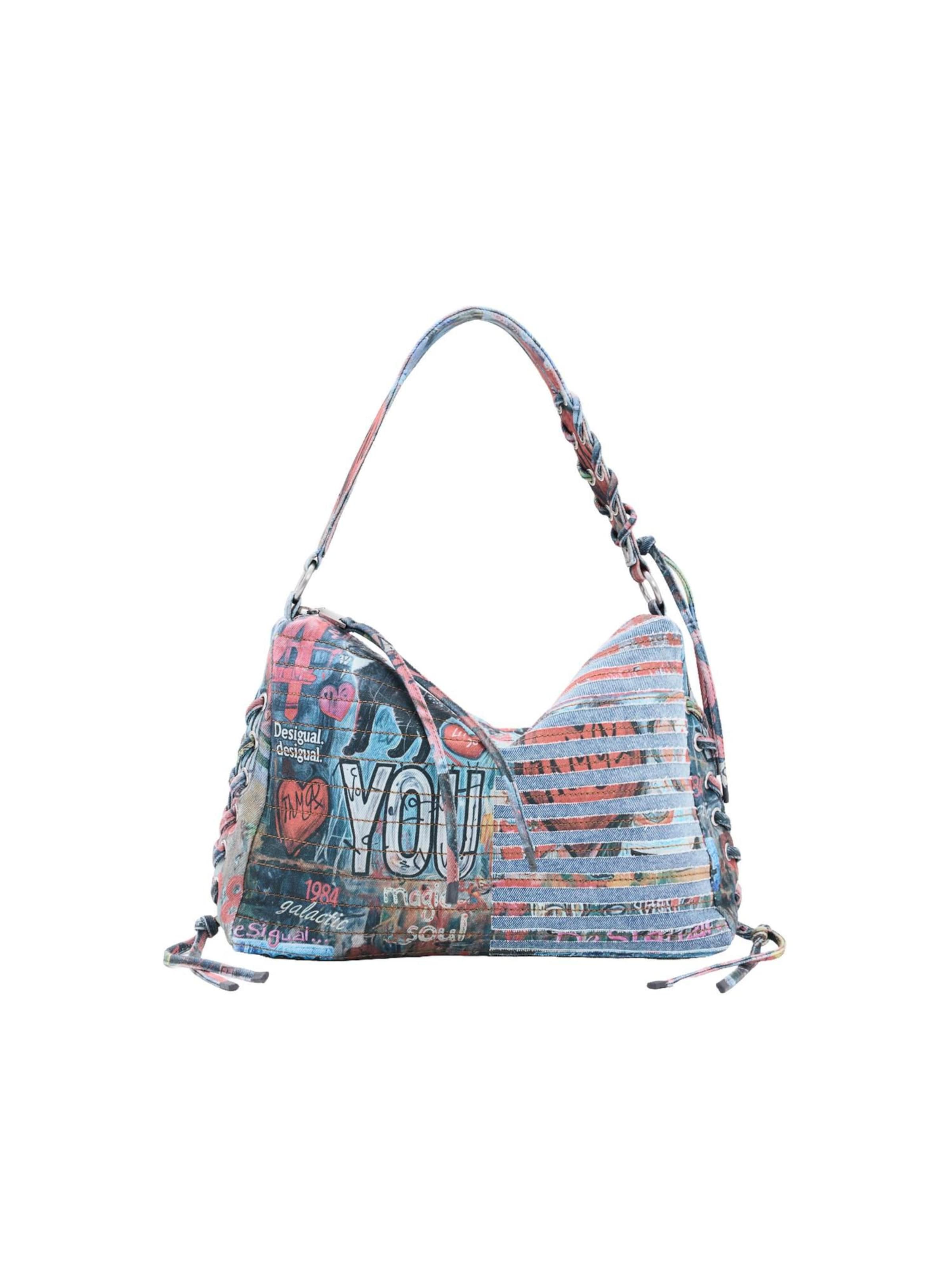 Desigual Наплечная сумка в Смешанный: спереди