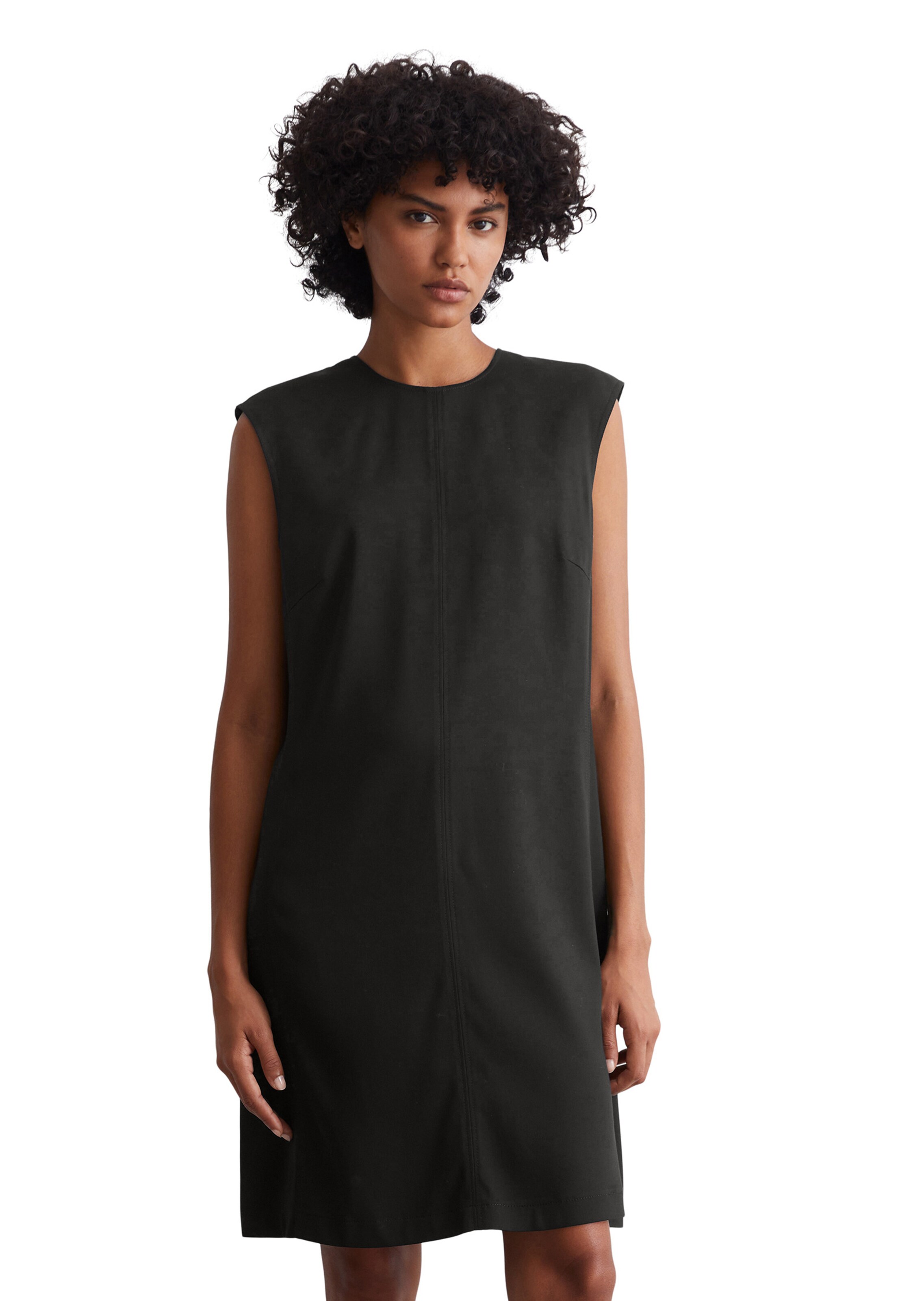 Marc O'Polo Kleid in Schwarz: Vorderseite