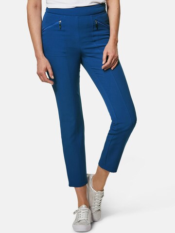 Goldner Skinny Broek in Blauw: voorkant