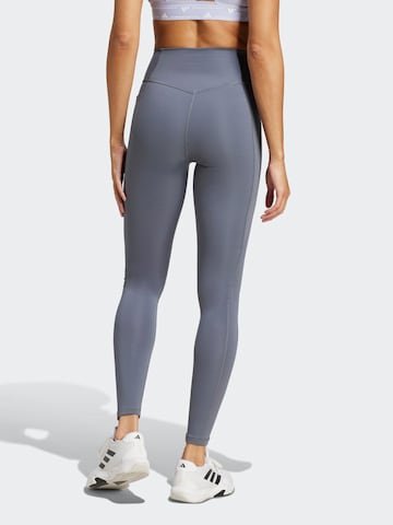 ADIDAS PERFORMANCE Skinny Sports trousers 'OPT ESS' in Blue