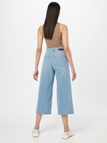 FIVEUNITS Wide leg Jeans 'Abby Crop' in Blauw