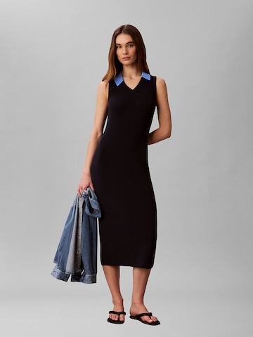 Calvin Klein Jeans Dress in Blue: front
