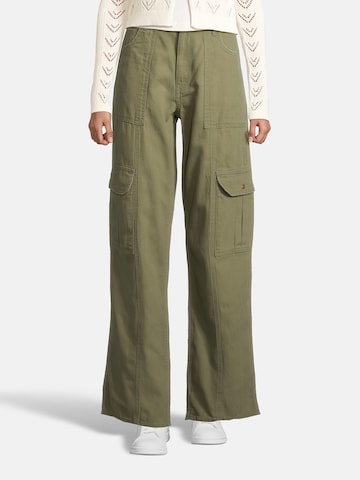 AÉROPOSTALE - Loosefit Pantalón cargo en verde: frente