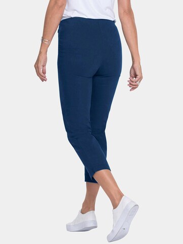 Goldner Slimfit Broek in Blauw