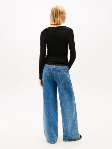 Tommy Jeans Langarmshirt in Schwarz