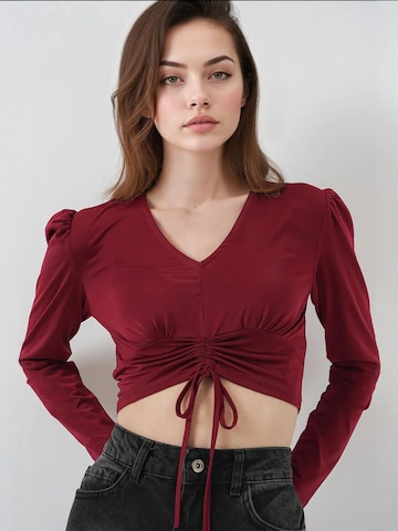 Bigdart Top 'Crop Top' – červená