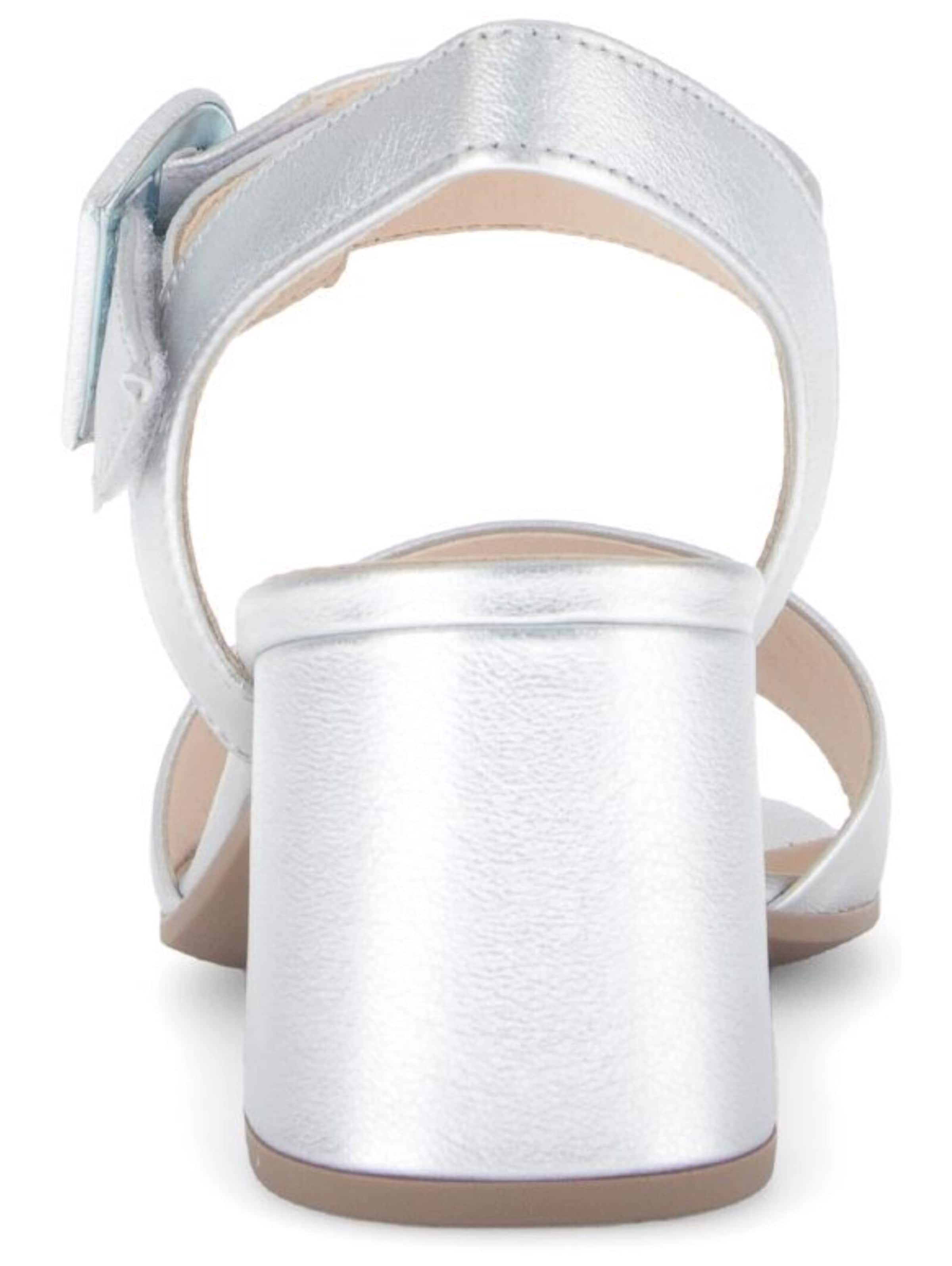 GABOR Sandale in Silber