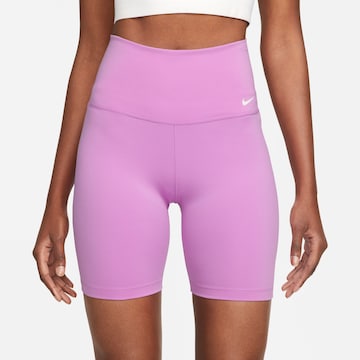 NIKE Skinny Workout Pants 'ONE' in Pink