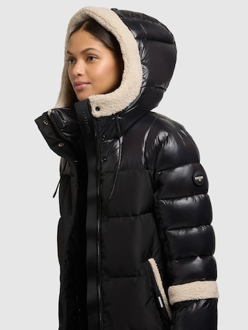 khujo Wintermantel 'Desna2' in Zwart