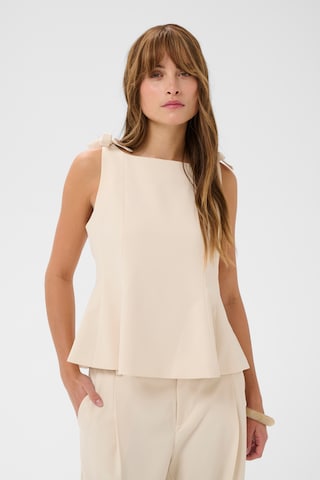 CULTURE Top 'Nalina Clara' in Beige: front