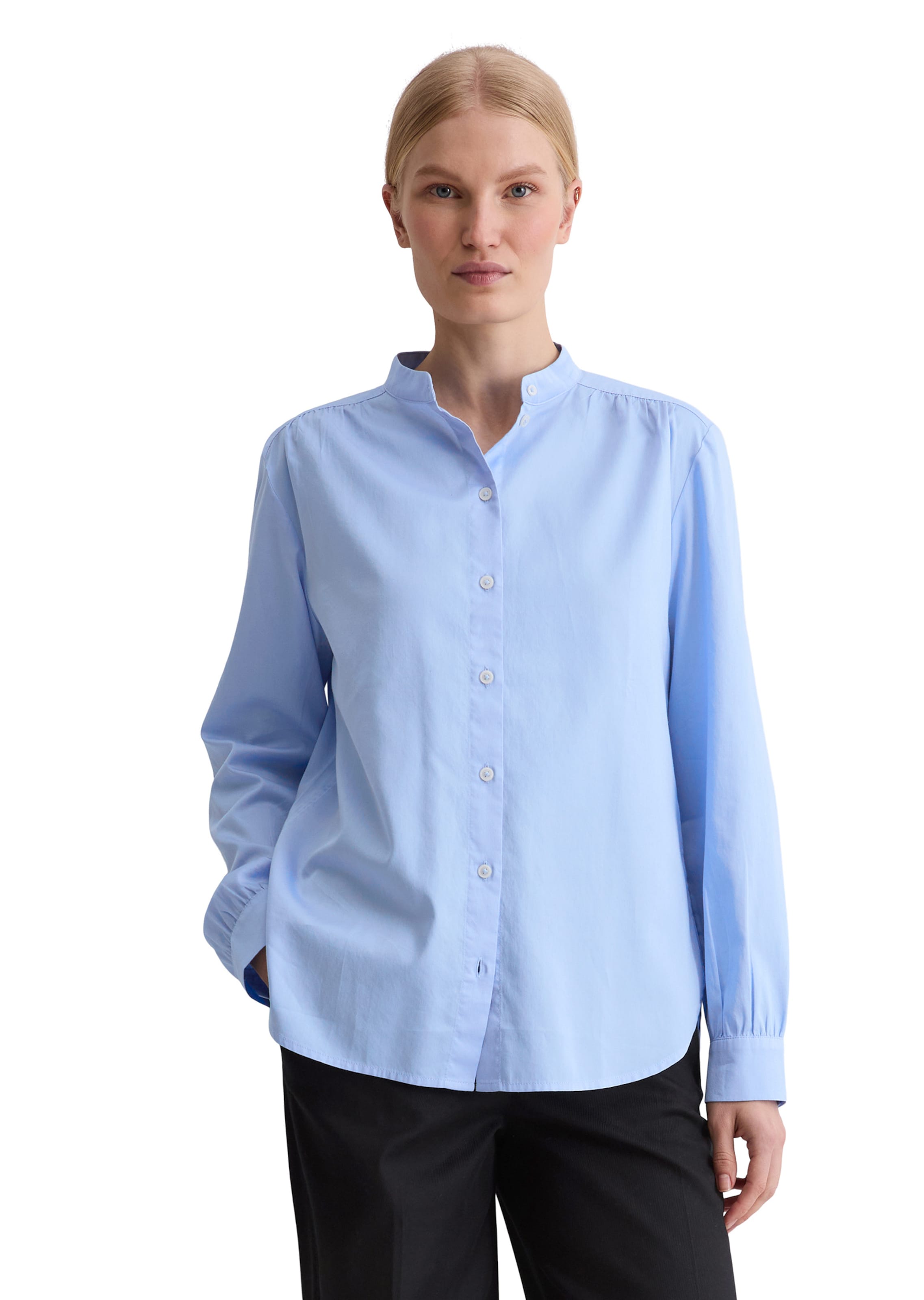 Marc O'Polo Blouse in Blauw: voorkant
