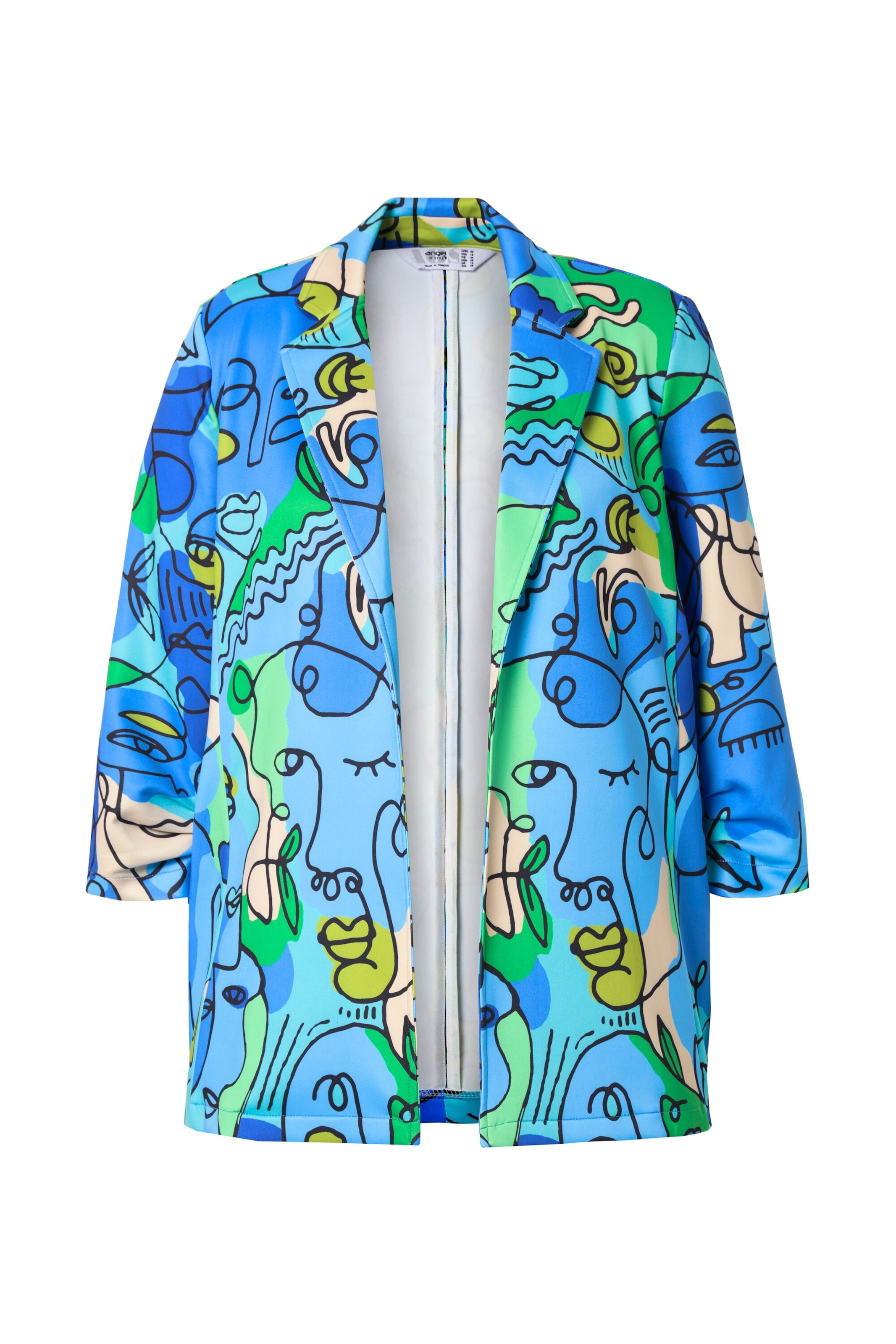 Angel of Style Blazer in Blue: front