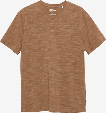 s.Oliver Shirt in Brown: front