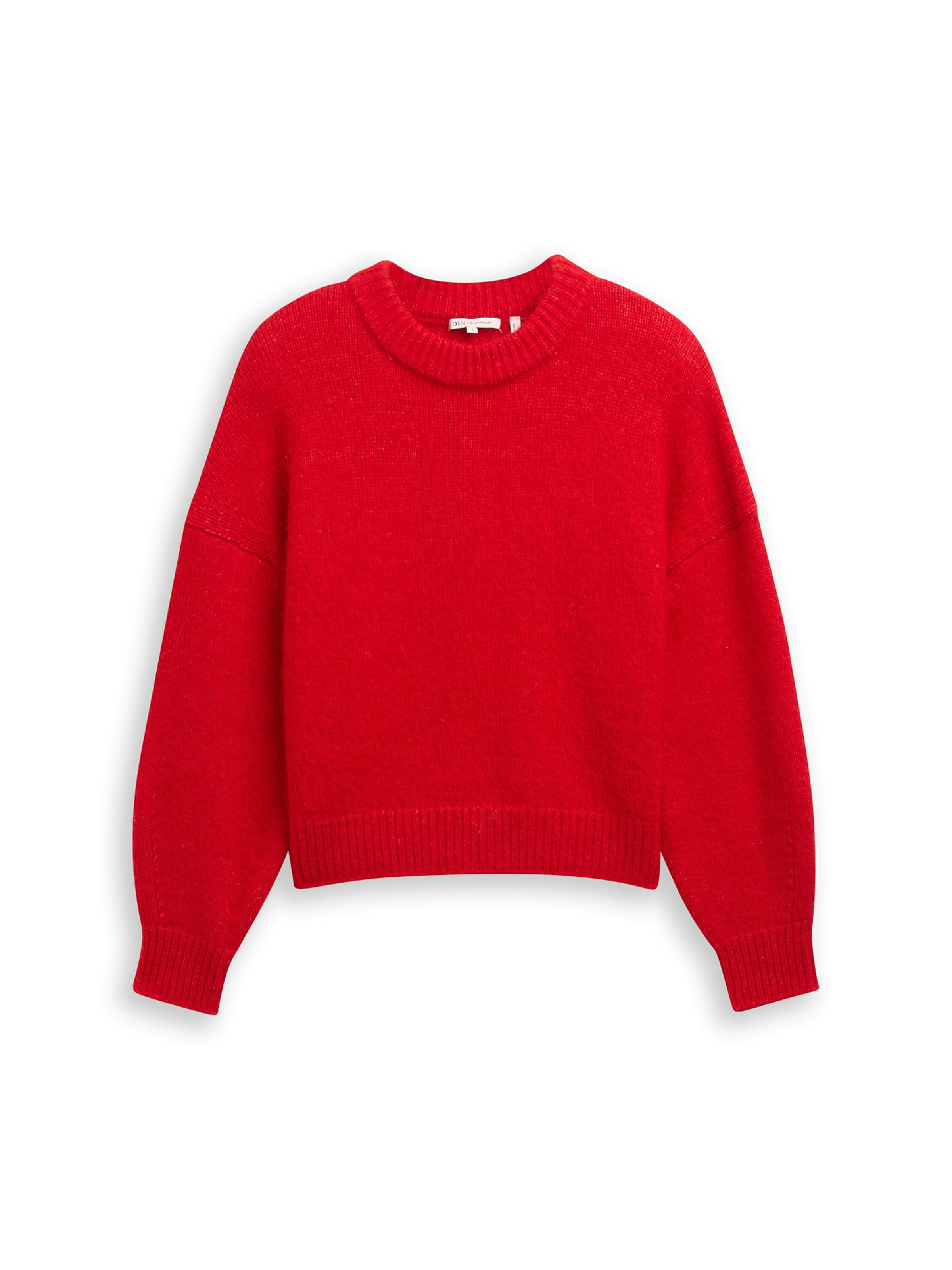 Pullover di TOM TAILOR DENIM in rosso: frontale