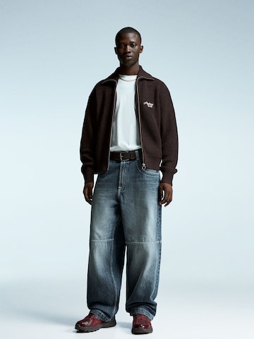Bershka Gebreid vest in Bruin