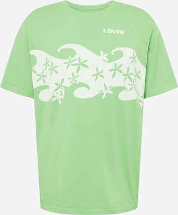 T-Shirt 'Relaxed Fit Tee' LEVI'S ® en vert : devant