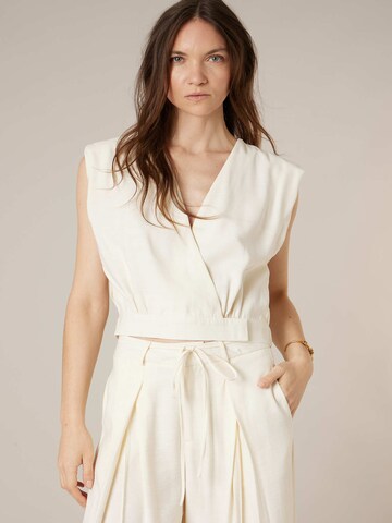 T-shirt 'MELICE' Deeluxe en blanc : devant