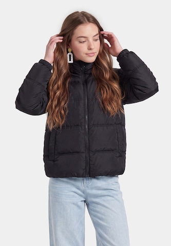 MYMO - Chaqueta de entretiempo en negro: frente
