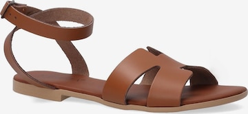 VENEZIA Sandale in Braun: Vorderseite