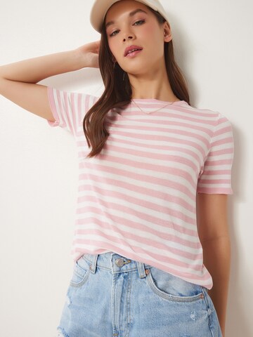 Happiness İstanbul Tričko - Ružová