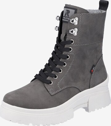 Bottines à lacets Rieker EVOLUTION en gris : devant