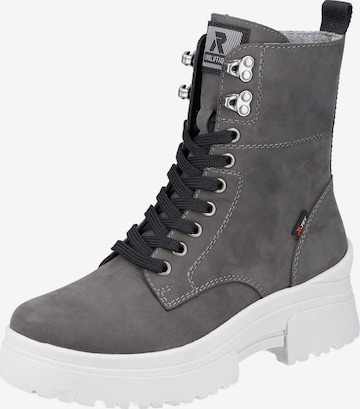 Rieker EVOLUTION Lace-Up Ankle Boots in Grey: front