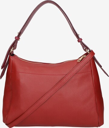 Borsa a spalla di Gave Lux in rosso: frontale