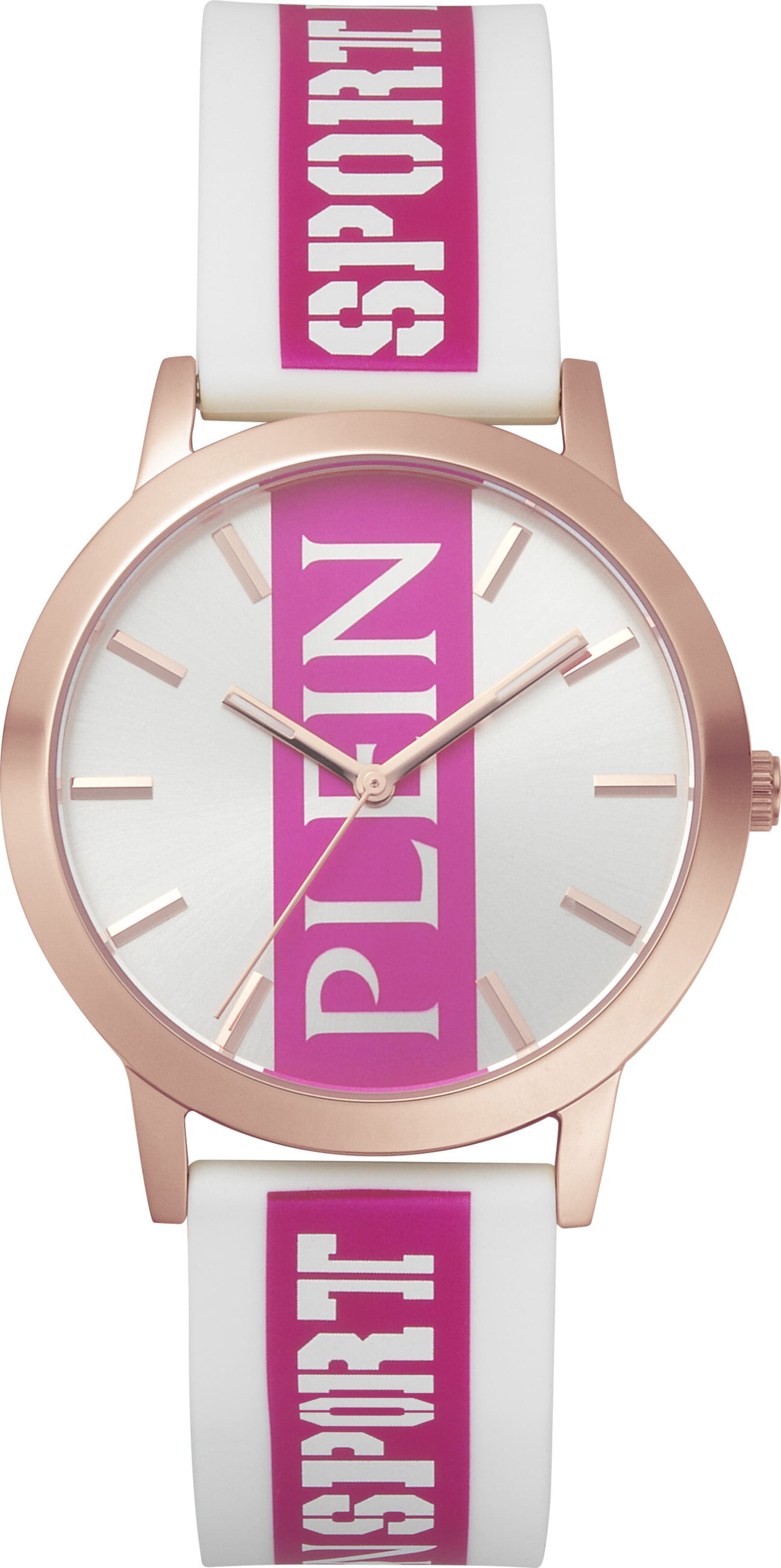 Plein Sport Analog watch ' LEGEND ' in White: front