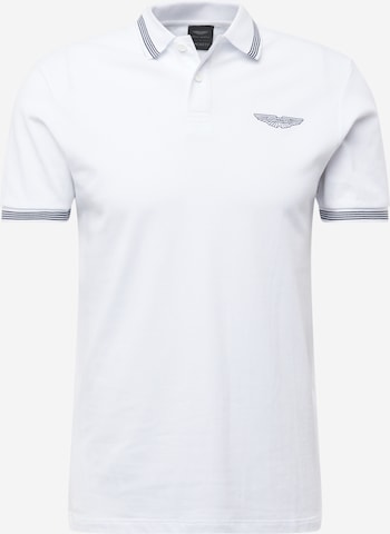 Hackett London - Camisa 'AMR TIP' em branco: frente