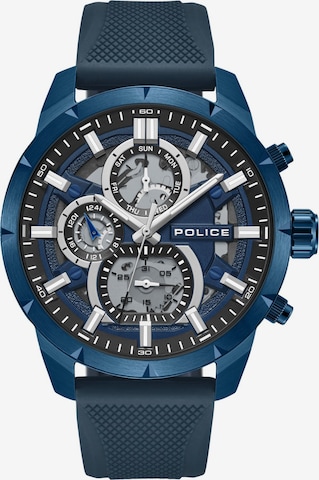 POLICE Analoog horloge 'Neist' in Blauw: voorkant