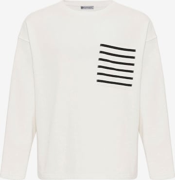 Sweat-shirt Dandalo en blanc : devant