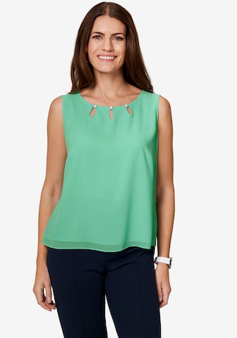 Select By Hermann Lange Blouse in Green: front