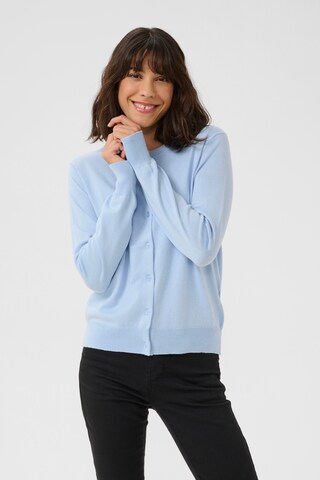 Cardigan 'Lizza' Kaffe en bleu : devant